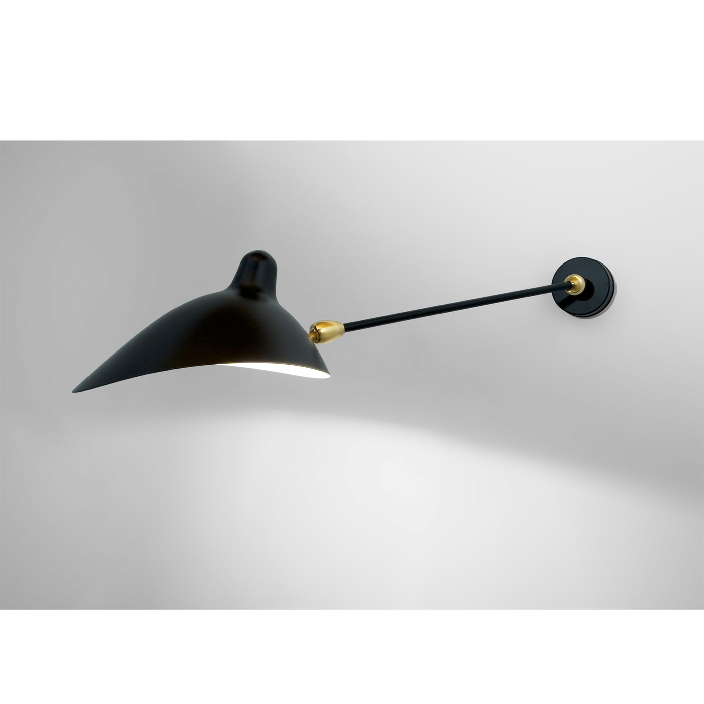 ONE ARM TWO SWIVELS wall lamp (1958)