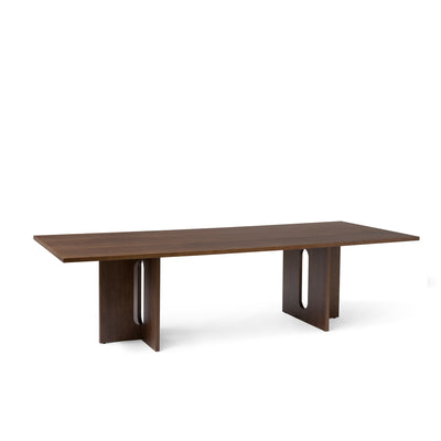 designový jídelní stůl, tmavý dřevěný jídelní stůl od Menu space, Androgyne dinning table, Menu, kvalitní nábytek do jídelny