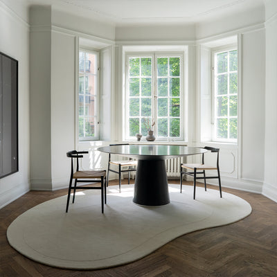 originální luxusní koberec, oválný koberec z vlny, romein concept store