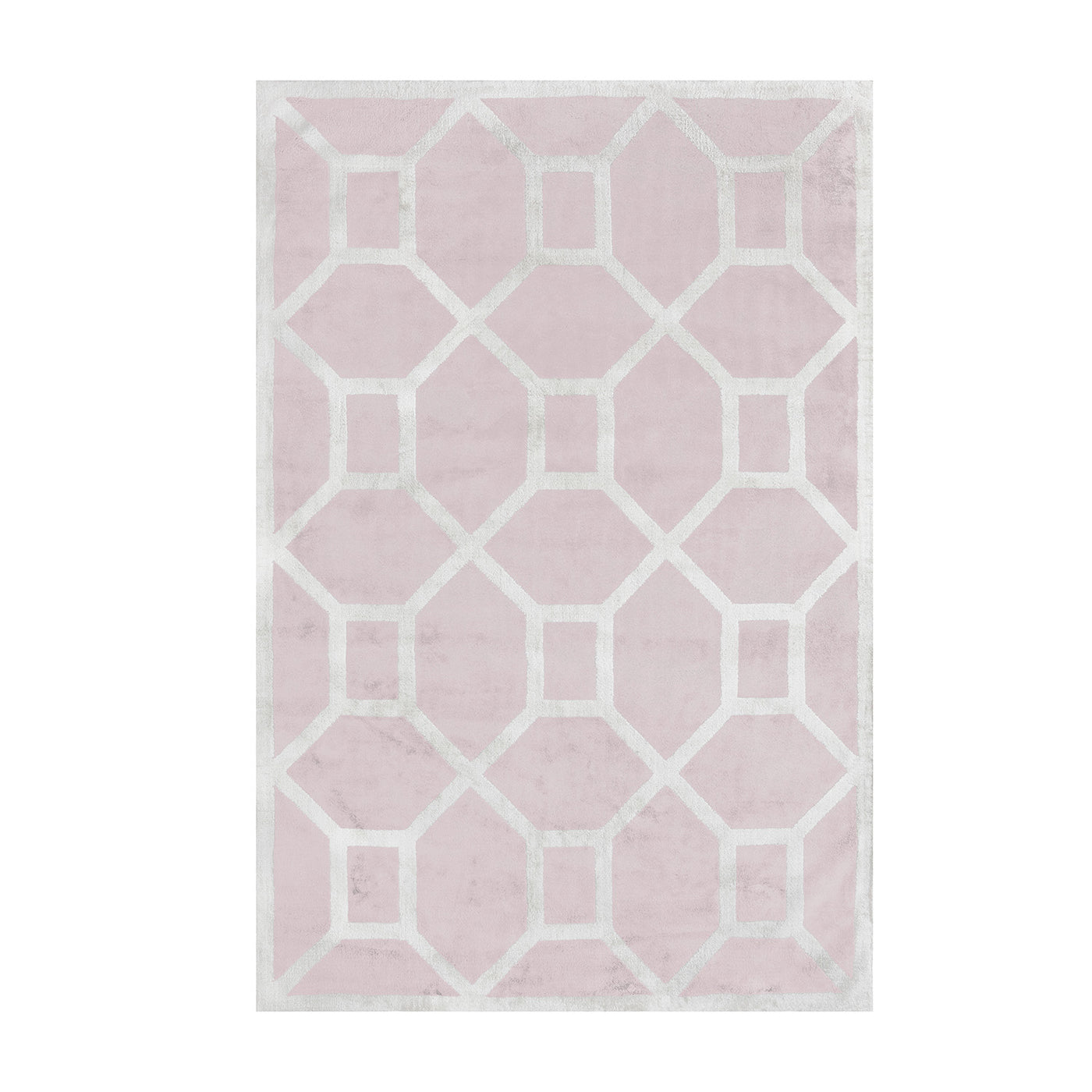 luxusní skandinávský koberec, art deco koberec, růžový koberec