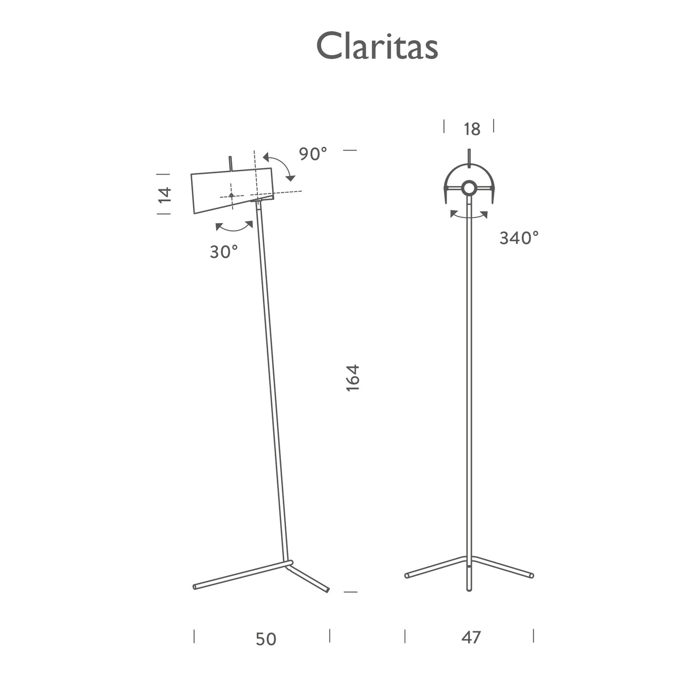 CLARITAS floor lamp