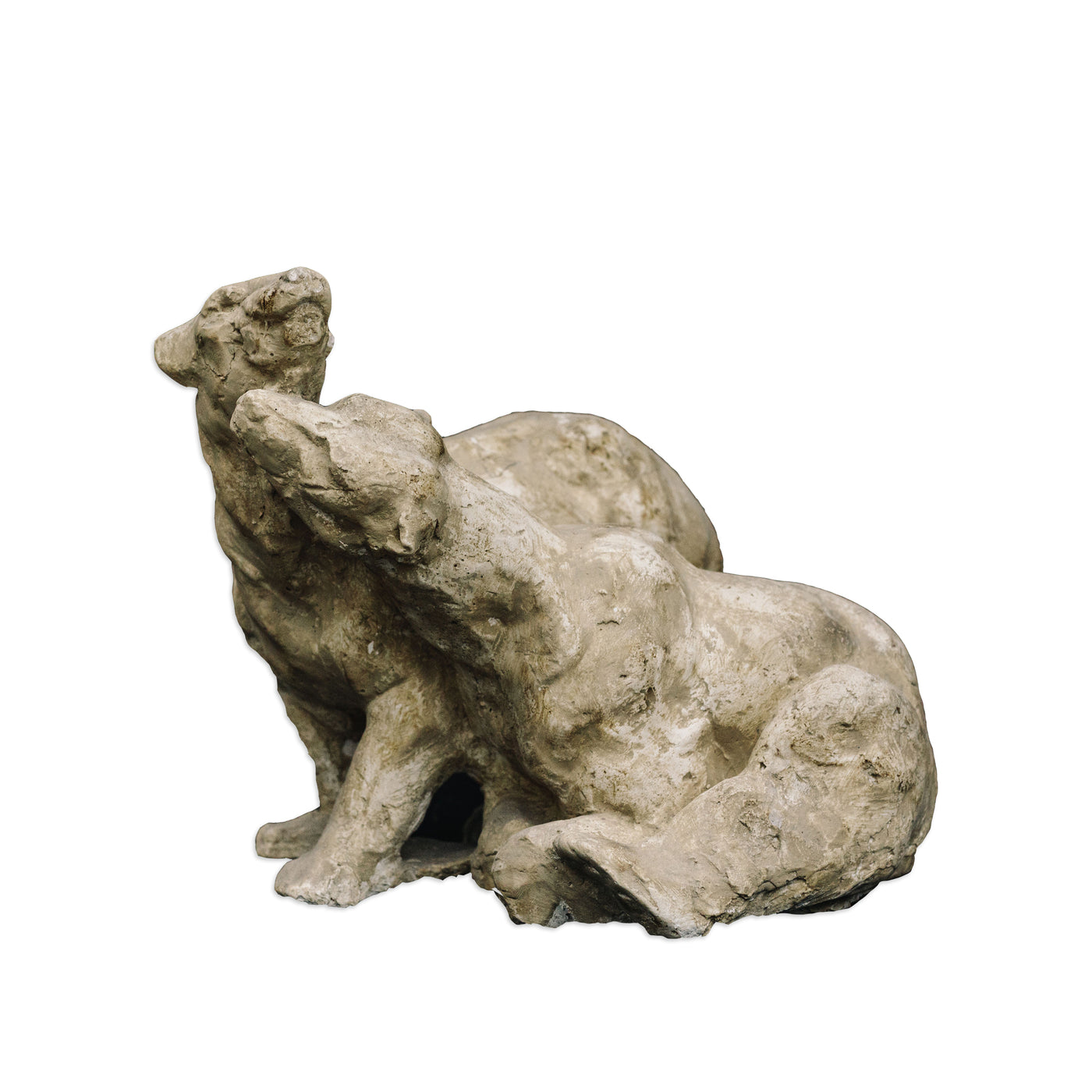 socha medvědů ze sádry, Romanelli studio, italské sochy, socha zvířat