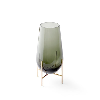 luxusní skleněná váza od MENU space, skandinávské doplňky do domu, velká skleněná váza, romein