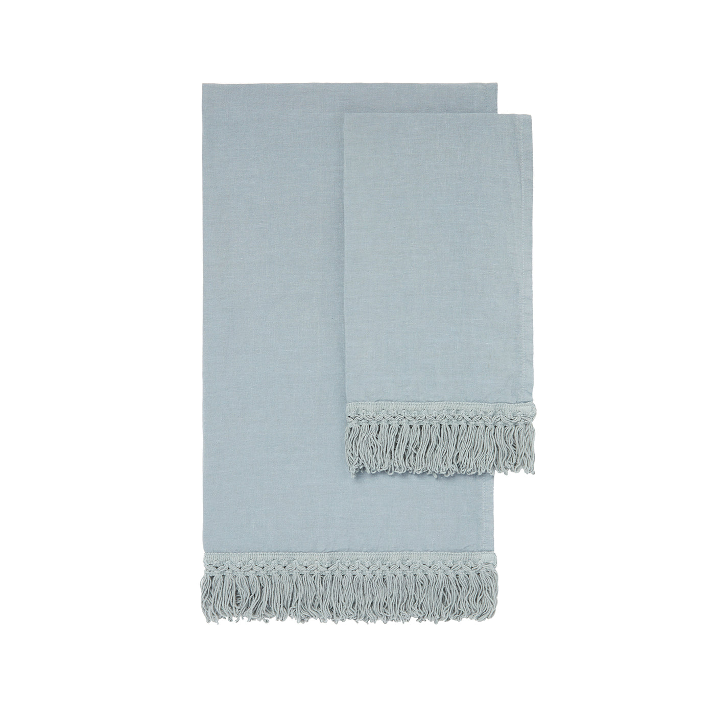 Luxusní lněné ručníky Once Milano v modré barvě, Romein concept store, Lněné ručníky, minimalistické doplňky do koupelny, koupelnové doplňky