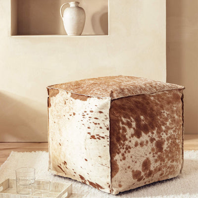 COWHIDE puf